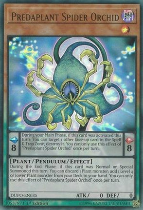 Predaplant Spider Orchid (Ultra Rare) [DUPO-EN035] 1st Edition