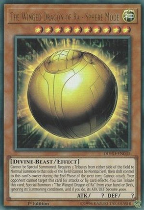 The Winged Dragon of Ra - Sphere Mode (Ultra Rare) [DUPO-EN045] Unlimited