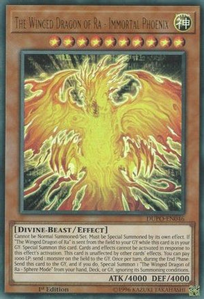 The Winged Dragon of Ra - Immortal Phoenix (Ultra Rare) [DUPO-EN046] Unlimited