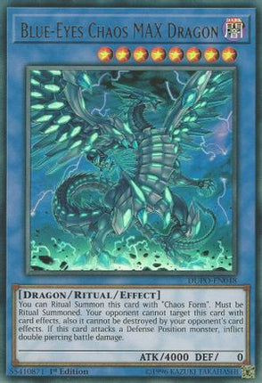 Blue-Eyes Chaos MAX Dragon (Ultra Rare) [DUPO-EN048] 1st Edition
