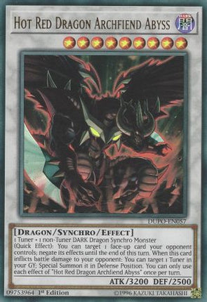 Hot Red Dragon Archfiend Abyss (Ultra Rare) [DUPO-EN057] Unlimited