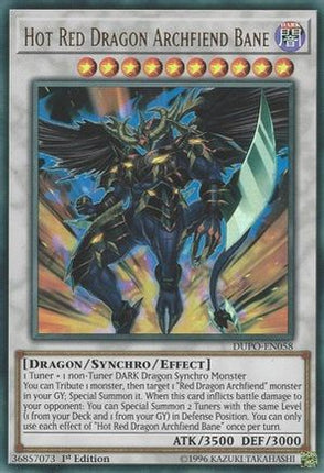 Hot Red Dragon Archfiend Bane (Ultra Rare) [DUPO-EN058] Unlimited
