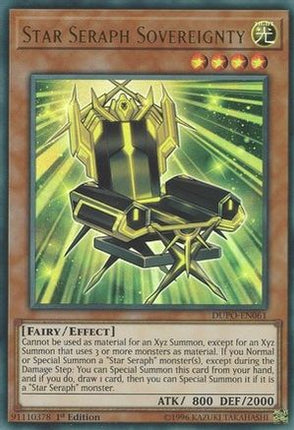Star Seraph Sovereignty (Ultra Rare) [DUPO-EN061] 1st Edition