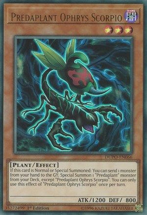 Predaplant Ophrys Scorpio (Ultra Rare) [DUPO-EN066] 1st Edition