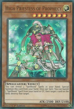 High Priestess of Prophecy (Ultra Rare) [DUPO-EN081] 1st Edition