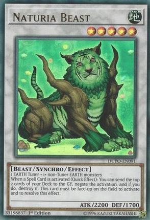 Naturia Beast (Ultra Rare) [DUPO-EN091] 1st Edition
