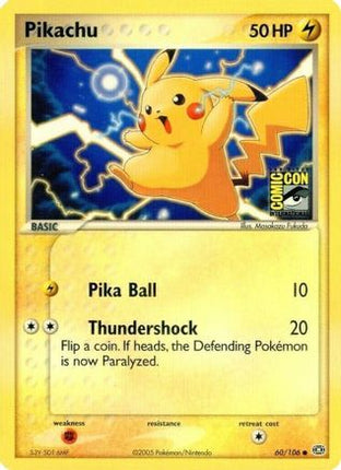 Pikachu - 60/106 (SDCC 2005) [Miscellaneous Cards & Products]