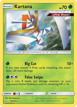 Kartana - 19/214 [SM - Unbroken Bonds] Reverse Holofoil