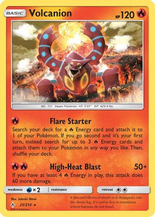 Volcanion - 25/214 [SM - Unbroken Bonds] Reverse Holofoil