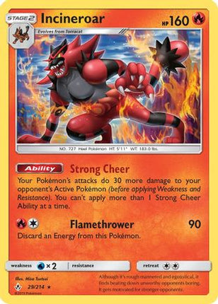 Incineroar - 29/214 [SM - Unbroken Bonds]