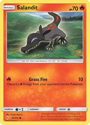 Salandit - 30/null [SM - Unbroken Bonds] Reverse Holofoil