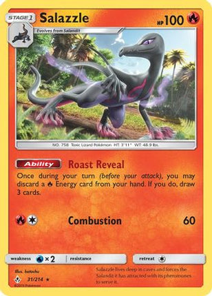 Salazzle - 31/214 [SM - Unbroken Bonds] Reverse Holofoil