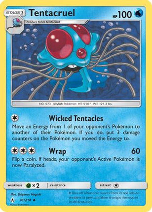 Tentacruel - 41/214 [SM - Unbroken Bonds] Reverse Holofoil