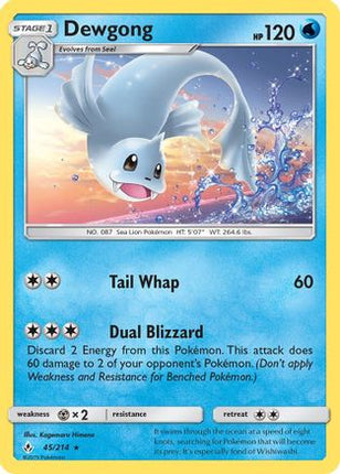Dewgong - 45/null [SM - Unbroken Bonds]