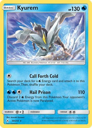 Kyurem - 50/214 [SM - Unbroken Bonds] Reverse Holofoil