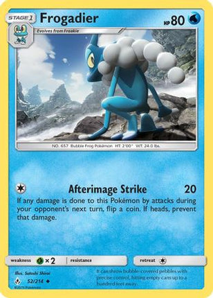 Frogadier - 52/214 [SM - Unbroken Bonds]