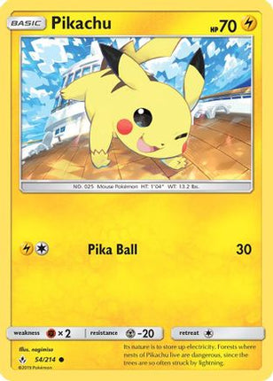 Pikachu - 54/214 [SM - Unbroken Bonds]