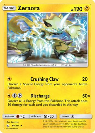 Zeraora - 60/214 [SM - Unbroken Bonds]