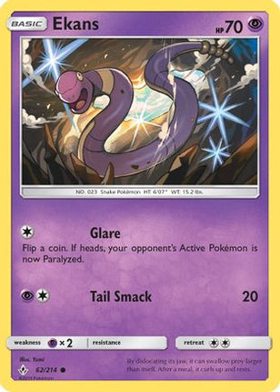 Ekans - 62/214 [SM - Unbroken Bonds]