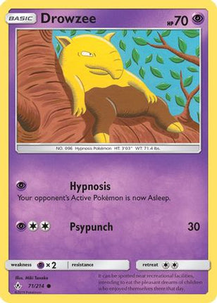 Drowzee - 71/214 [SM - Unbroken Bonds]
