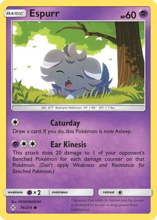 Espurr - 79/214 [SM - Unbroken Bonds] Reverse Holofoil
