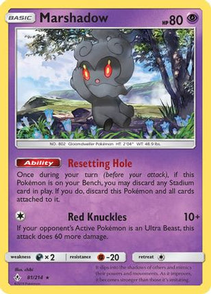 Marshadow - 81/214 [SM - Unbroken Bonds] Reverse Holofoil