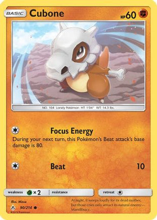 Cubone - 90/214 [SM - Unbroken Bonds]