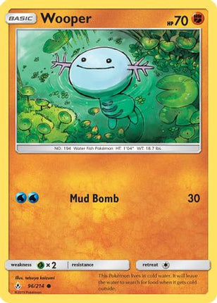 Wooper - 96/214 [SM - Unbroken Bonds]