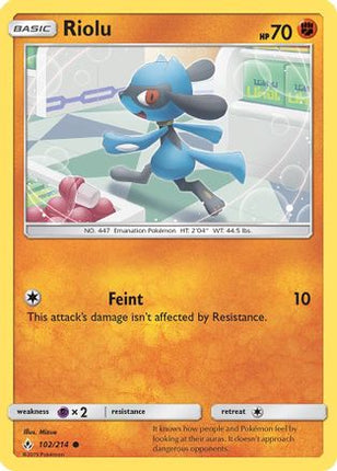 Riolu - 102/214 [SM - Unbroken Bonds]