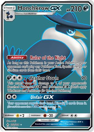 Honchkrow GX (Full Art) - 202/214 [SM - Unbroken Bonds] Holofoil