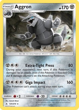 Aggron - 125/214 [SM - Unbroken Bonds]
