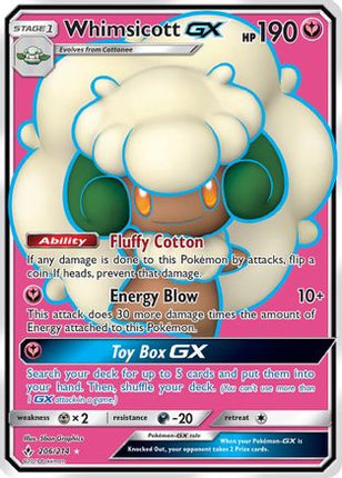 Whimsicott GX (Full Art) - 206/214 [SM - Unbroken Bonds] Holofoil