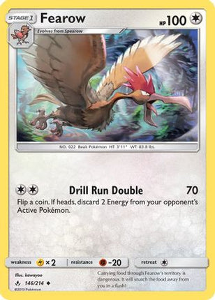 Fearow - 146/null [SM - Unbroken Bonds]