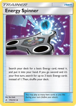 Energy Spinner - 170/214 [SM - Unbroken Bonds] Reverse Holofoil