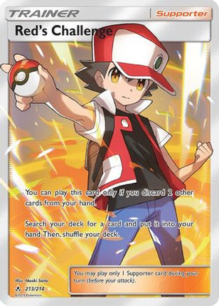 Red's Challenge (Full Art) - 213/null [SM - Unbroken Bonds] Holofoil