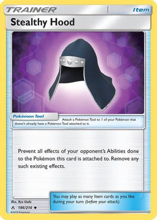 Stealthy Hood - 186/214 [SM - Unbroken Bonds] Reverse Holofoil