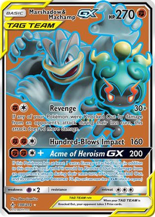 Marshadow & Machamp GX (198) (Full Art) - 198/214 [SM - Unbroken Bonds] Holofoil