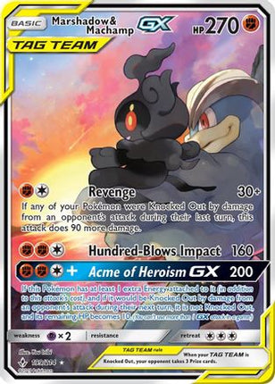 Marshadow & Machamp GX (199) (Full Art) - 199/null [SM - Unbroken Bonds] Holofoil