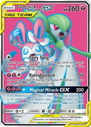 Gardevoir & Sylveon GX (204) (Full Art) - 204/214 [SM - Unbroken Bonds] Holofoil