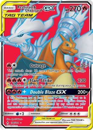 Reshiram & Charizard GX (Full Art) - 194/214 [SM - Unbroken Bonds] Holofoil