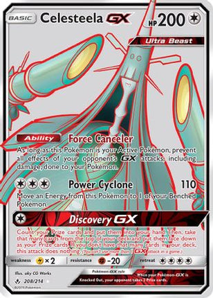 Celesteela GX (Full Art) - 208/null [SM - Unbroken Bonds] Holofoil
