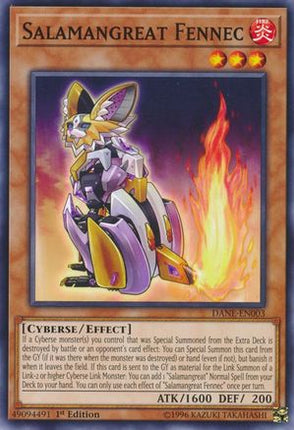 Salamangreat Fennec (Common / Short Print) [DANE-EN003] 1st Edition