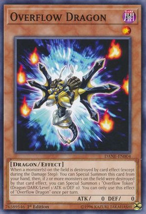 Overflow Dragon (Common / Short Print) [DANE-EN004] 1st Edition