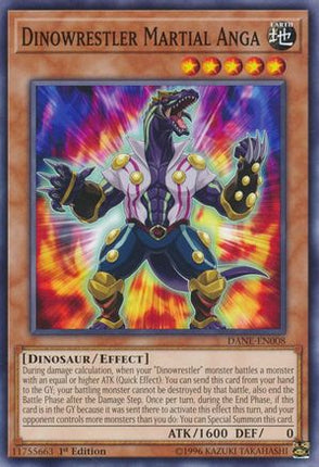 Dinowrestler Martial Anga (Common / Short Print) [DANE-EN008] 1st Edition
