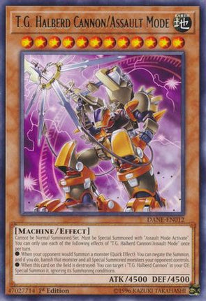 T.G. Halberd Cannon/Assault Mode (Rare) [DANE-EN012] 1st Edition