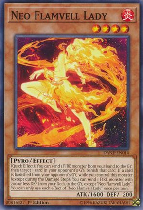 Neo Flamvell Lady (Common / Short Print) [DANE-EN014] 1st Edition