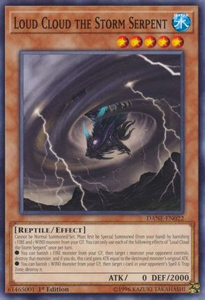 Loud Cloud the Storm Serpent (Common / Short Print) [DANE-EN022] 1st Edition