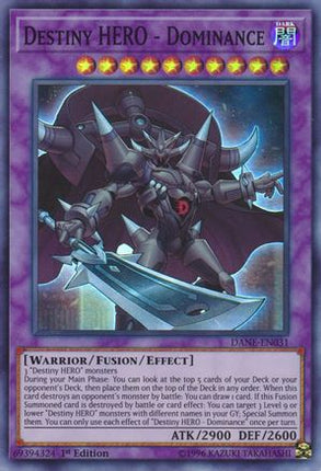 Destiny HERO - Dominance (Super Rare) [DANE-EN031] 1st Edition