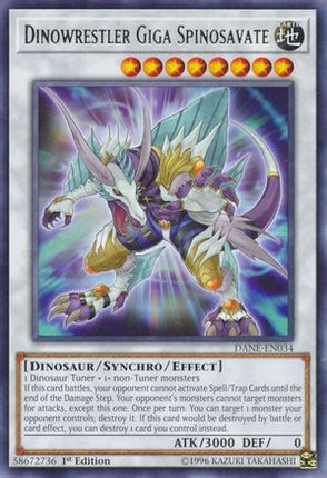 Dinowrestler Giga Spinosavate (Rare) [DANE-EN034] 1st Edition