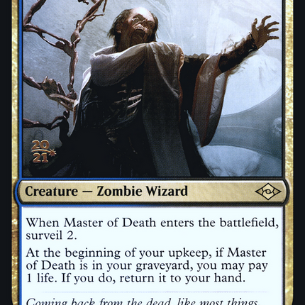 Master of Death [Modern Horizons 2 Promos] Prerelease Foil